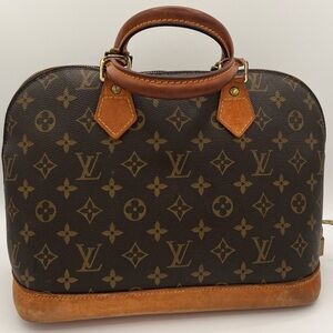 Louis Vuitton Vintage Alma Handbag Monogram Canvas PM